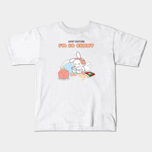 Ready for Bunny Gaming Fun: 'Don't Disturb, I'm So Bunny! Kids T-Shirt